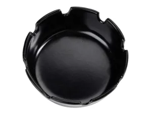 Table Craft Classic Deepwell Ashtray, Black, Bakelit (12 per pack) 11cm Diameter x 6 - islandcatering