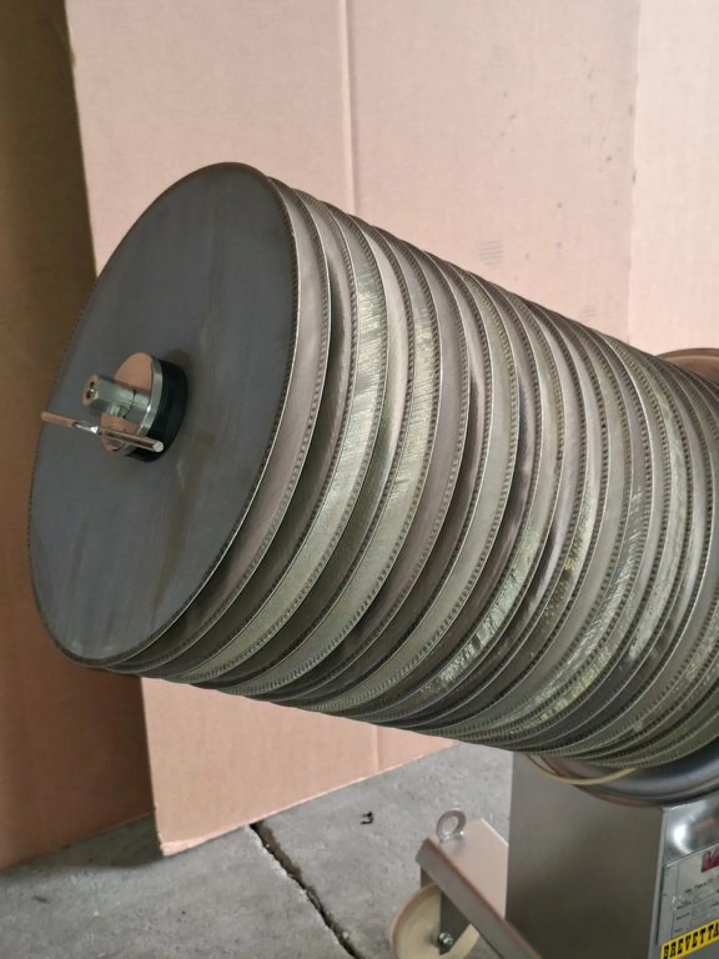 KIESELGUR FILTER VELO FIRM IN STAINLESS STEEL, 3MQ OF FILTERING SURFACE, SECOND-HAND MACHINE - 3