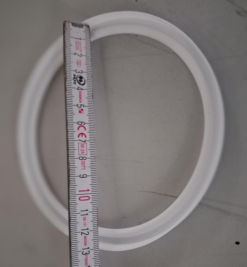GMP-Ringdichtung DN 100 – PTFE, Typ PF, Glas-Glas