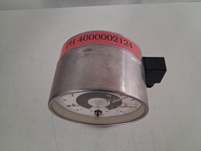 LABOM NG160 Pressure Gauge 0–9 bar DN160 with Inductive Contact