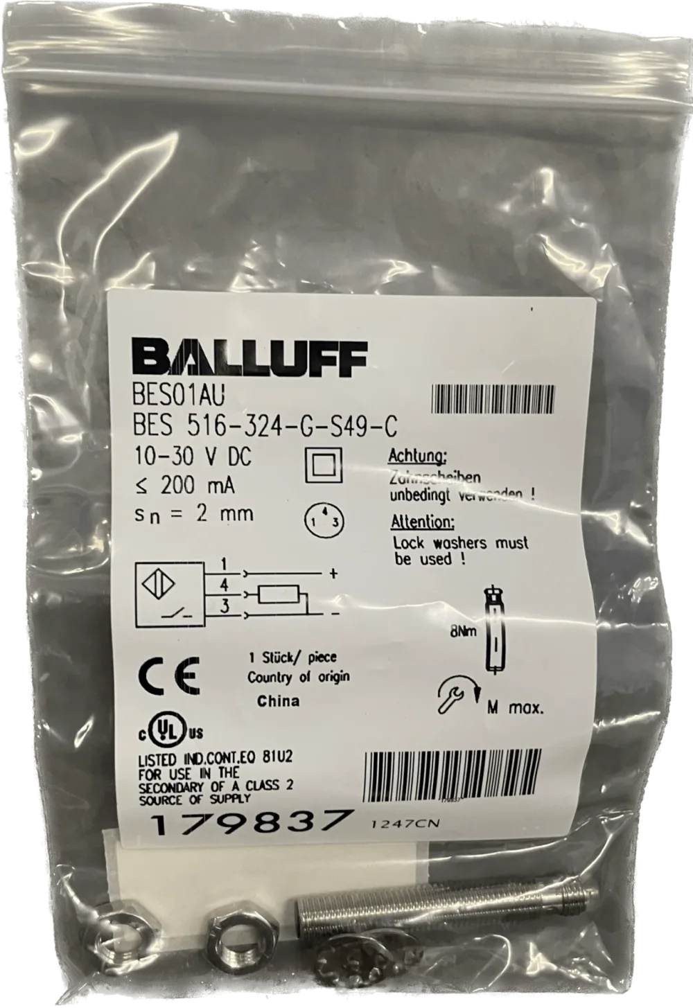 BALLUFF Induktive Standardsensoren mit Vorzugstypen