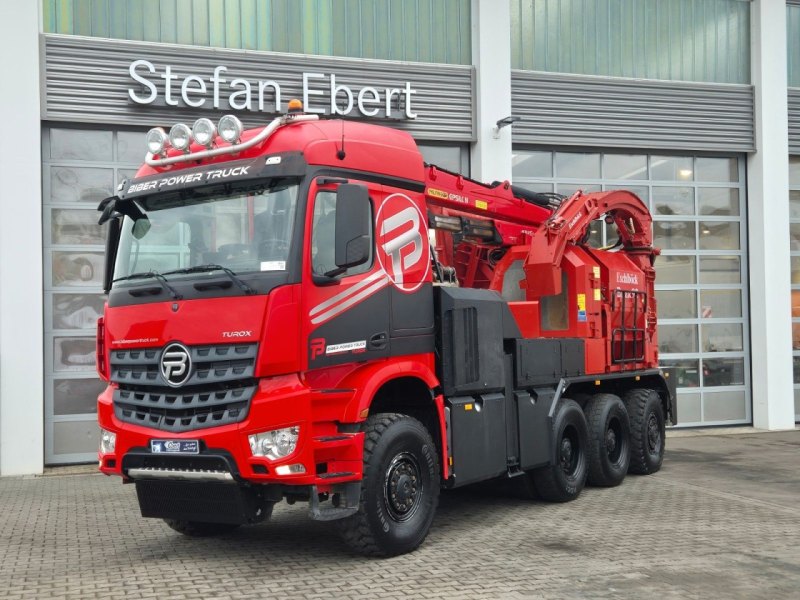 Mercedes Benz TUROX 8x8 Eschlböck Biber 92 Holzhacker / 1.512h