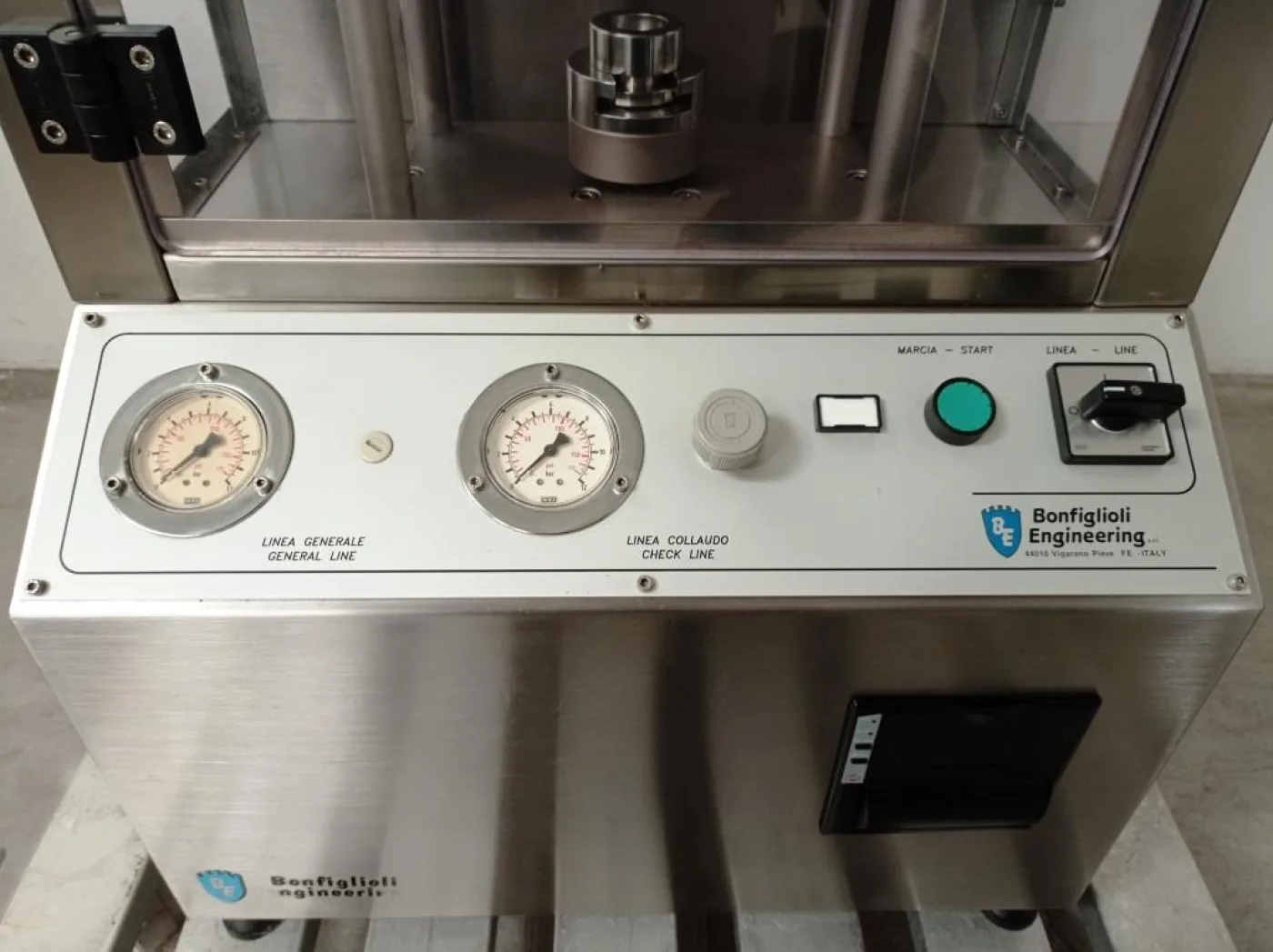 TESTER INTEGRITA’ CONTENITORI – BONFIGLIOLI ENGINEERING – MOD. LFPKV-01 - 3