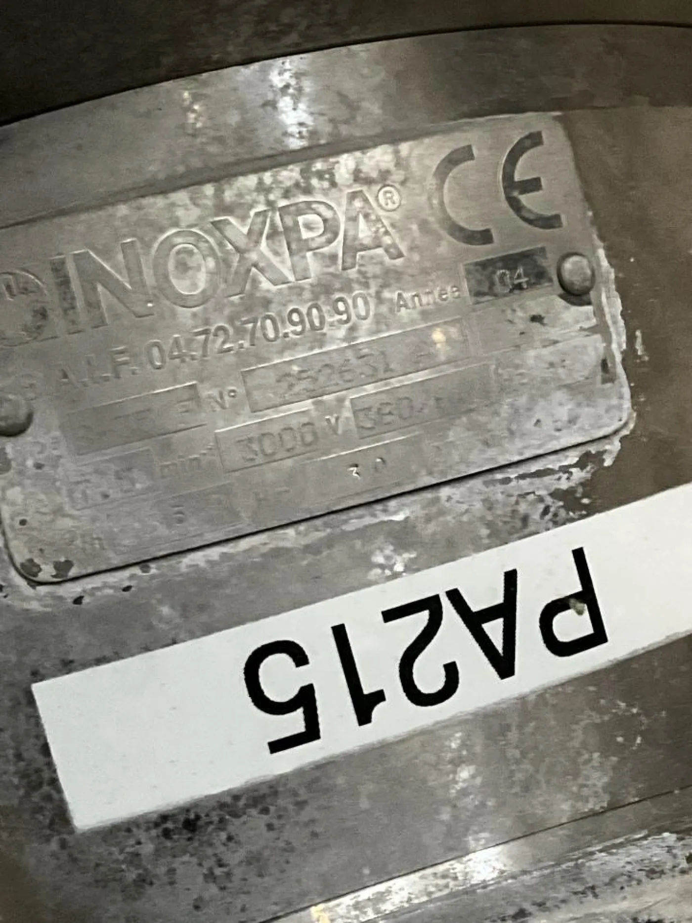 2004 Inoxpa Inoxpa PROLAC S35F Stainless Steel Contact Parts Centrifugal Pump - 5