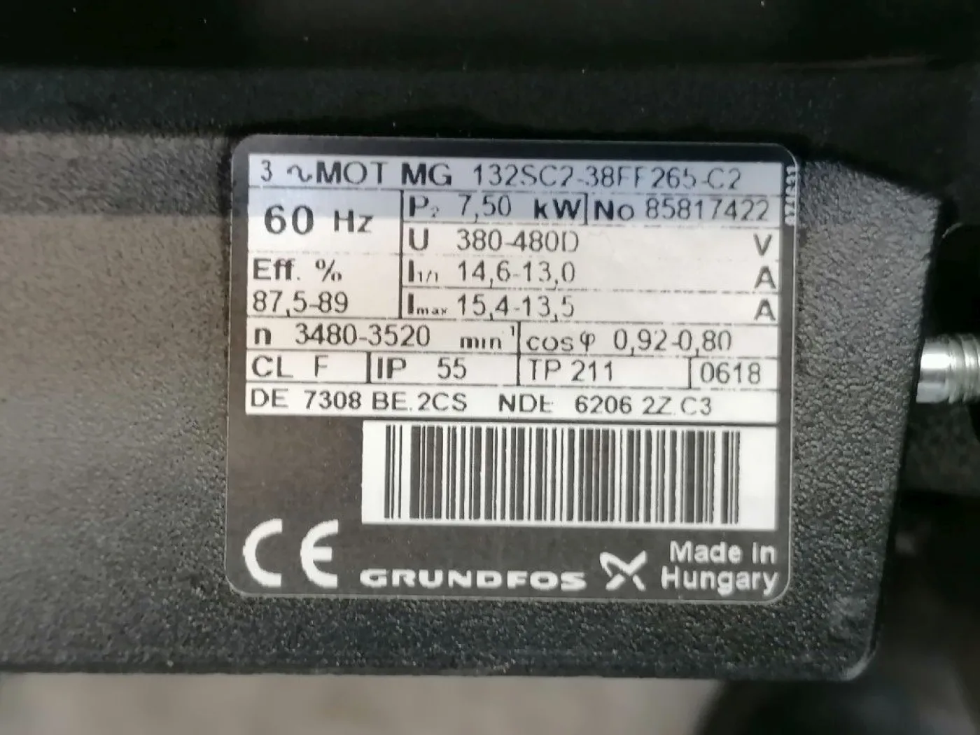 Grundfos CRN 15-08 A-P-G-E-HQQE - Centrifugal Pump - 7