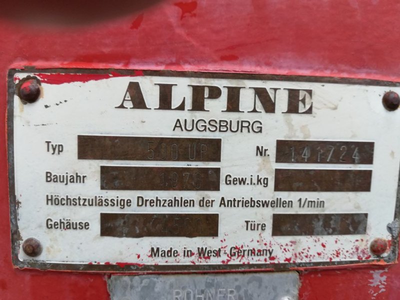 Alpine 500 UP beater plate - Fine Impact Mill