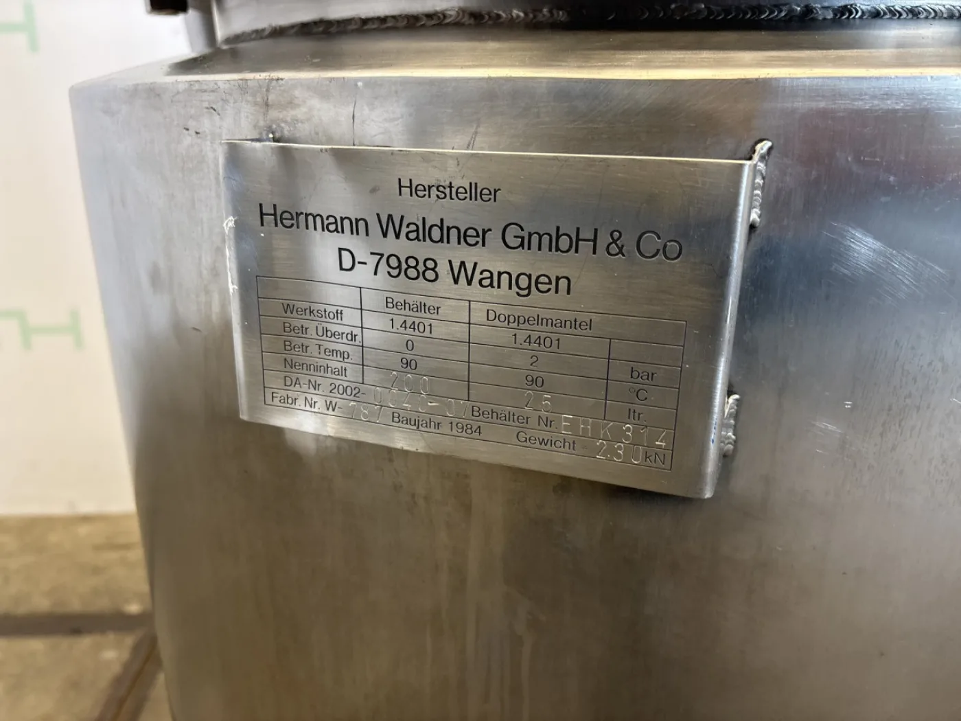 Hermann Waldner 200l - Stirring vessel - 7