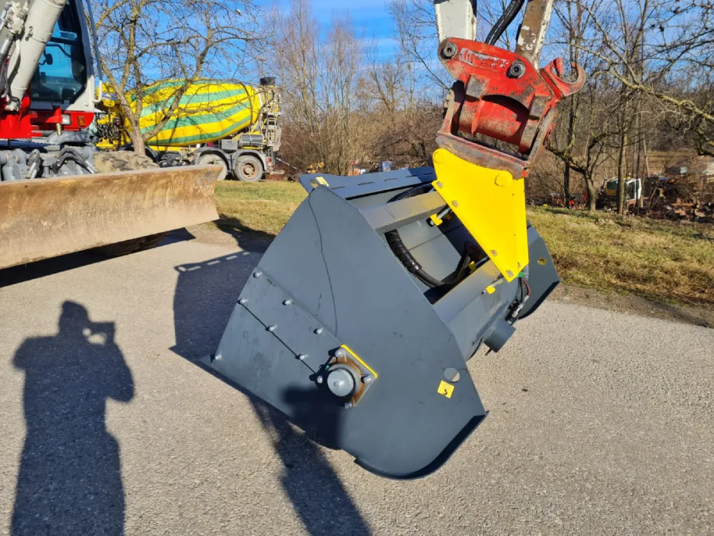 Betonmischschaufel 180 cm für Baggeranbau - 6