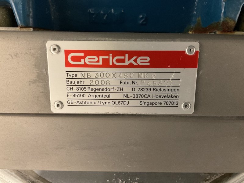 Gericke NB300X450 MK2 - Bag dump station