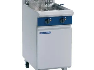 Blue Seal Twin Tank Twin Basket Free Standing Electric Fryer E44 - islandcatering