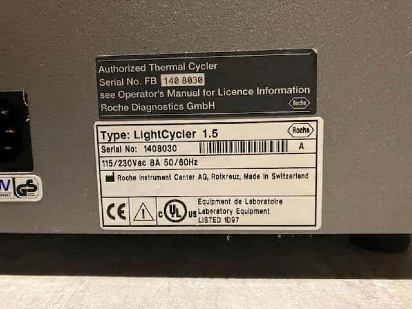 Roche 1.5 Lightcycler - 1