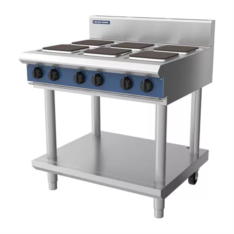 Blue Seal 6 Plate Free Standing Hob 15.6kW E516S-LS - islandcatering