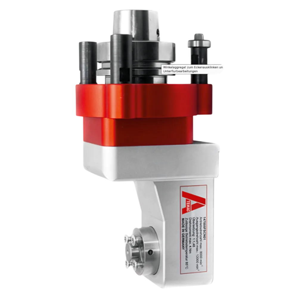ATEMAG Extra 2 Function Line CNC-Eckenausklinkaggregat für Pade Bearbeitungszentren