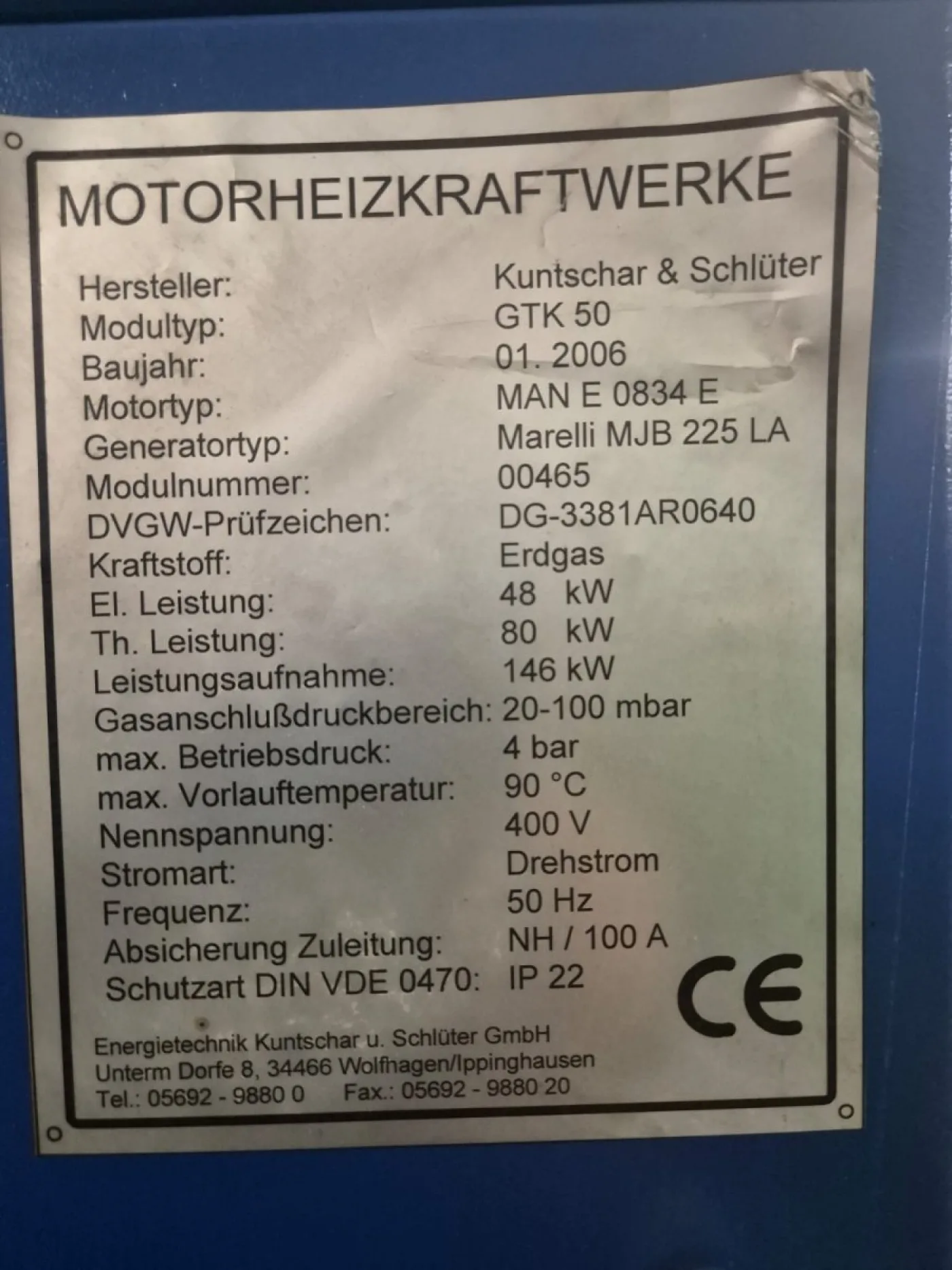 Blockheizkraftwerk mit elektrische Leistung - 7