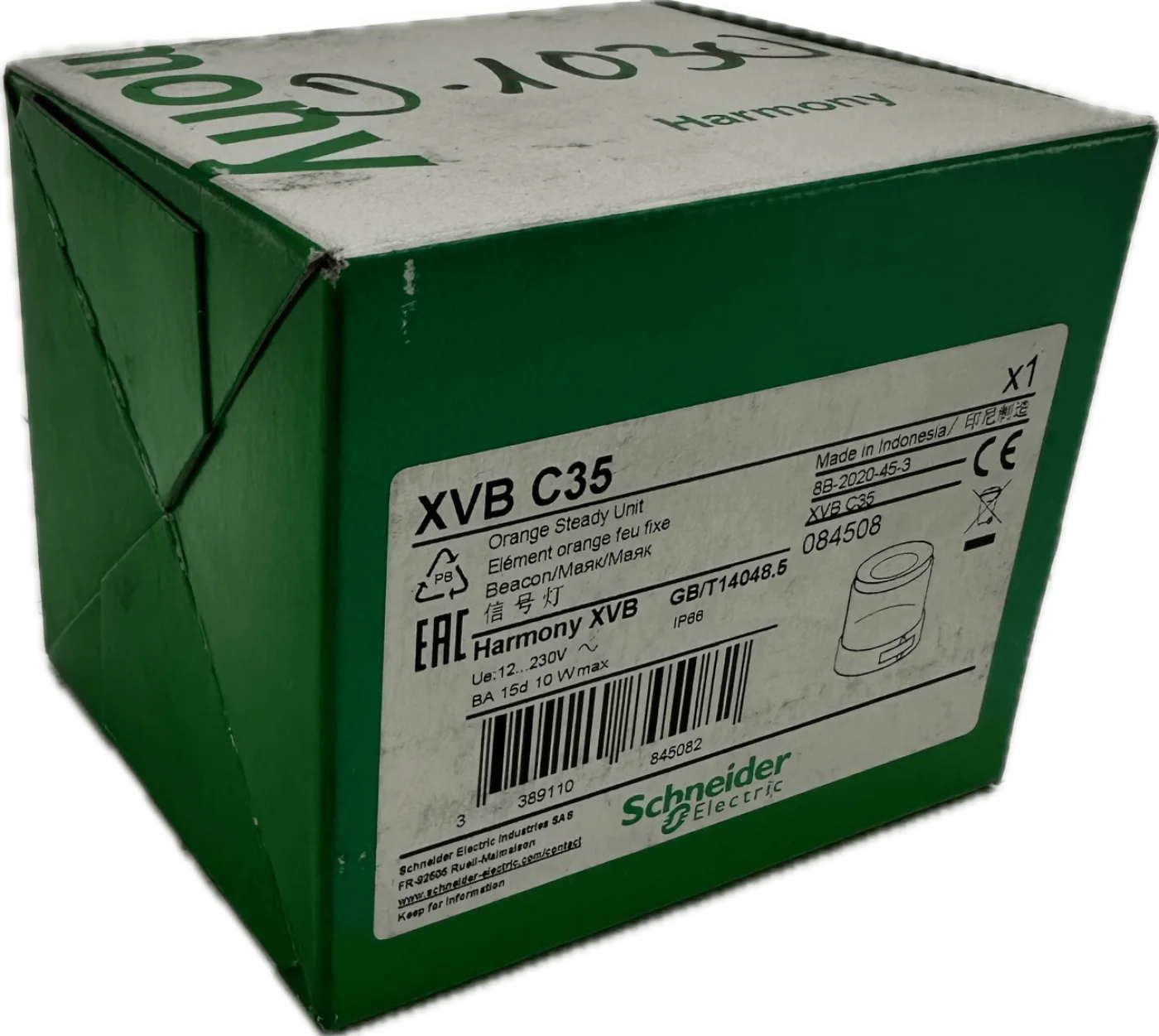 Schneider Elektric XVBC35 Leuchtelement, Dauerlicht, orange - 3