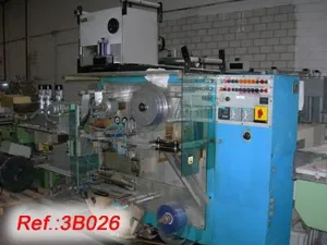 BLISTER "ULHMANN" UPS-200 PARA FORMADO, SELLADO Y CORTADO DE BLISTER CON IMPRESORA "HAPAMATIC"