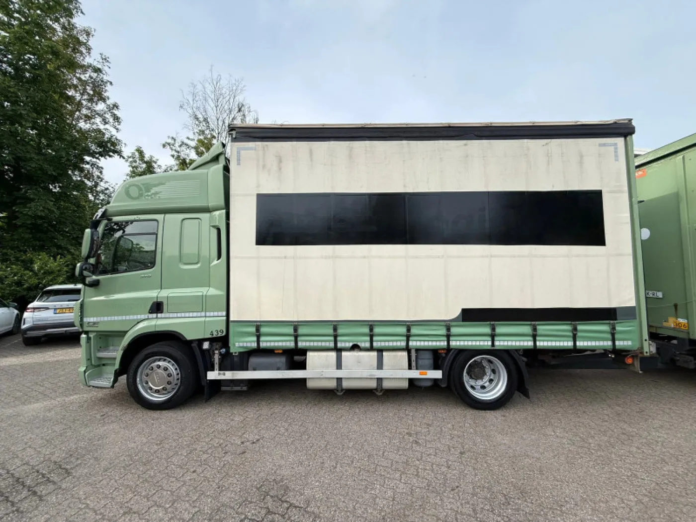 DAF CF 370 Mega Volume Combi Dhollandia 2000KG Pacton Trailer with Sliding Roof NL Truck APK/TÜV 12/24/2026 - 2