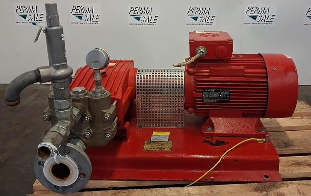 SPECK-PUMPEN Plungerpumpe (Hochdruck-Kolbenpumpe) auf Grundrahmen P50/94-110