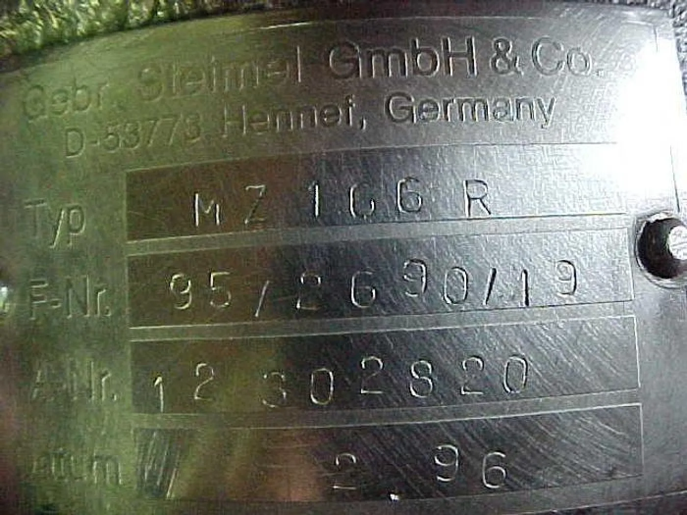 1996 STEIMEL MZ166R WATER PUMP DEUTZ TBD 620V16 - 5