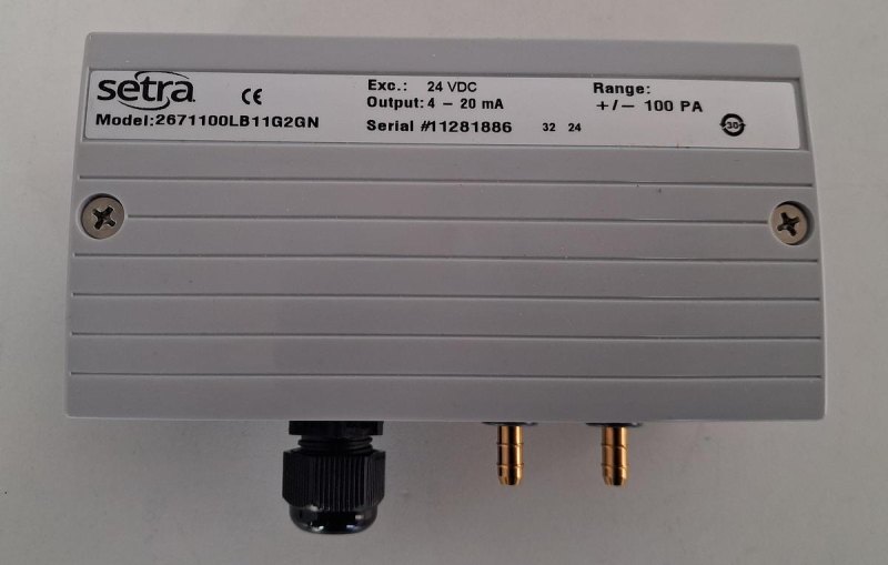 Setra Model 267 Differential Pressure Transmitter