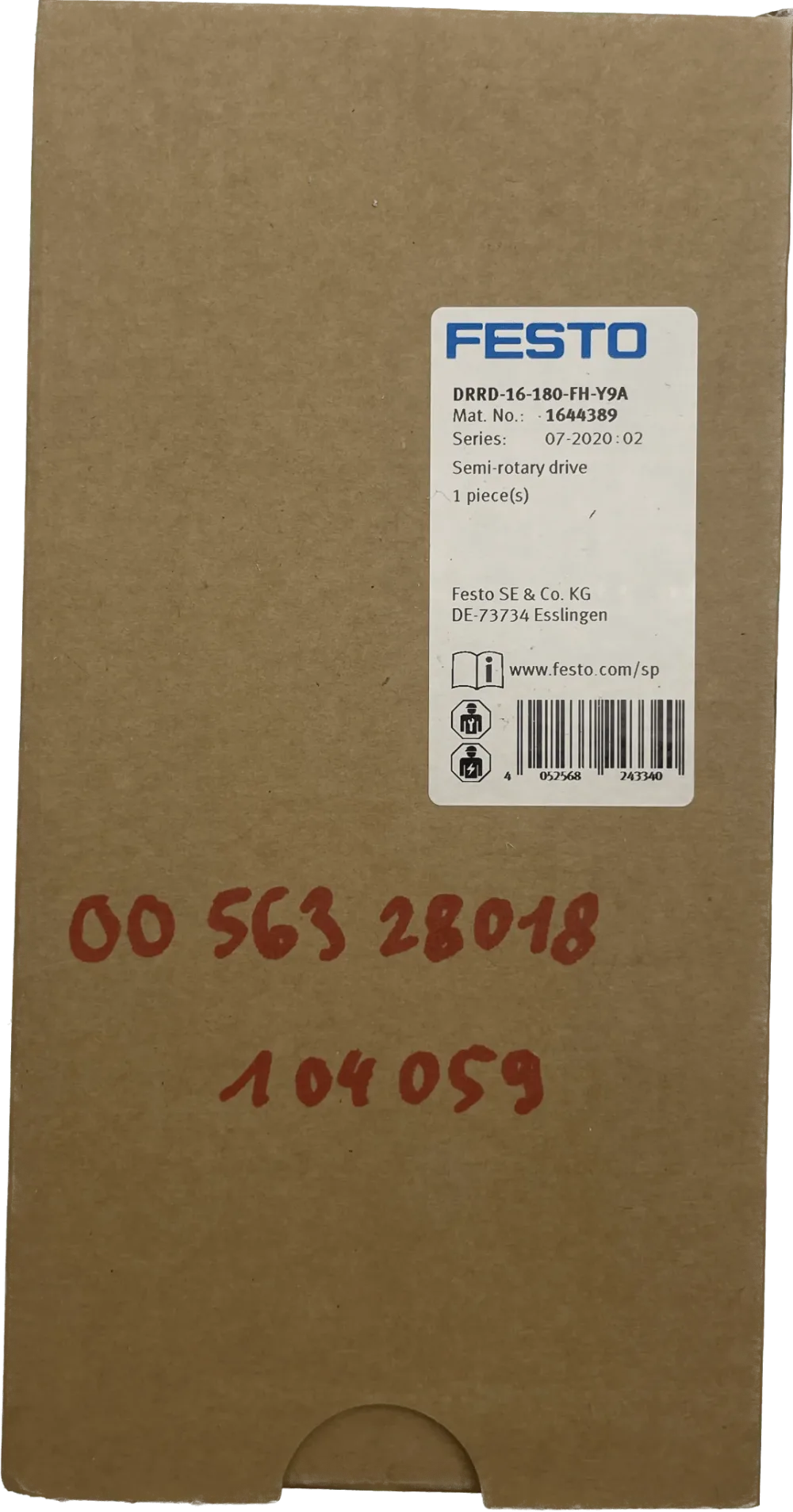 Festo Schwenkantrieb DRRD-16-180-FH-Y9A