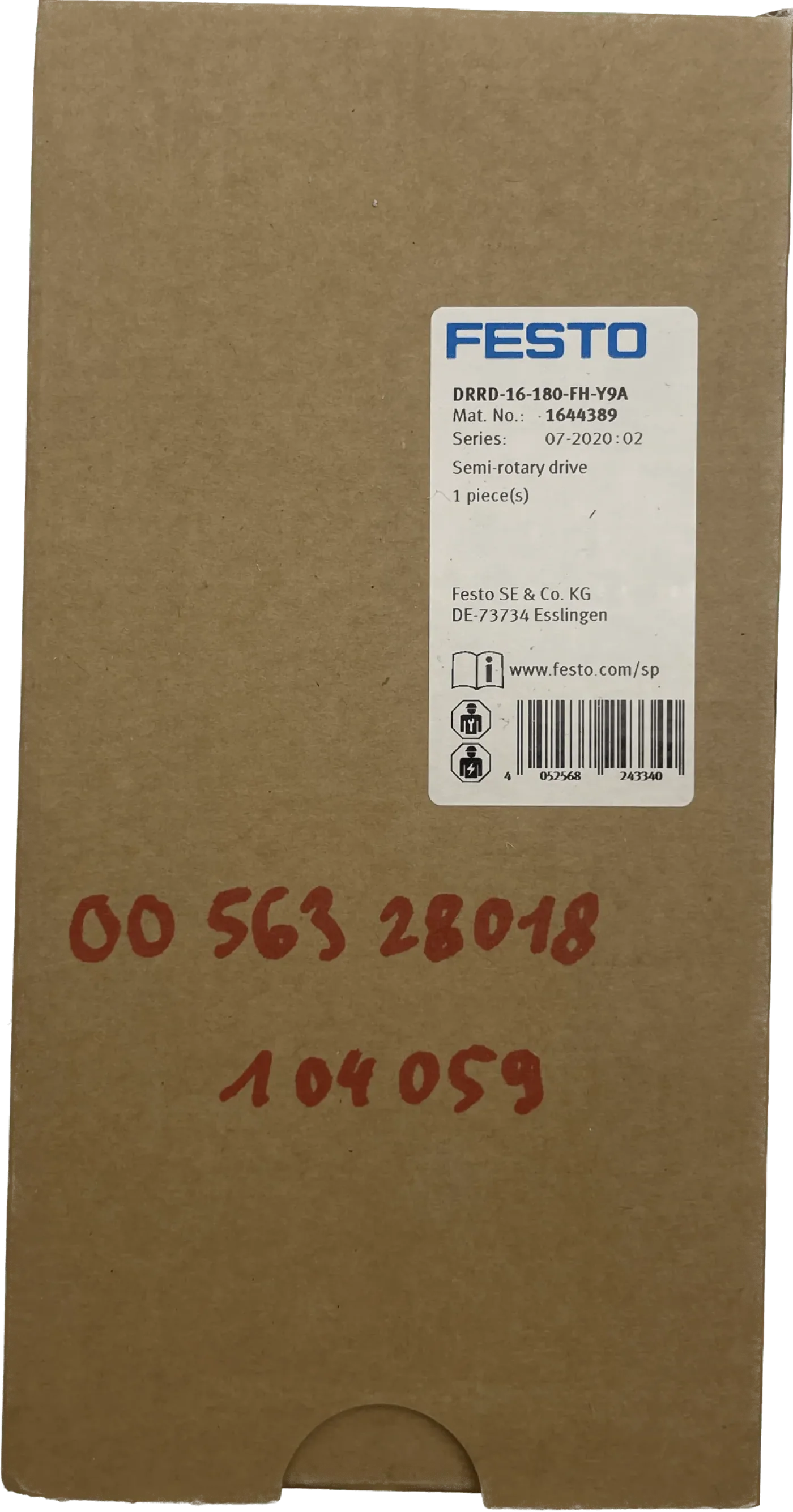 Festo Schwenkantrieb DRRD-16-180-FH-Y9A - 1
