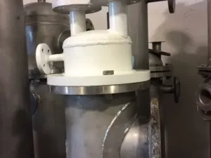 USED TUBULAR EXCHANGER AGUILAR Y SALAS 2.5 M2 STAINLESS STEEL
