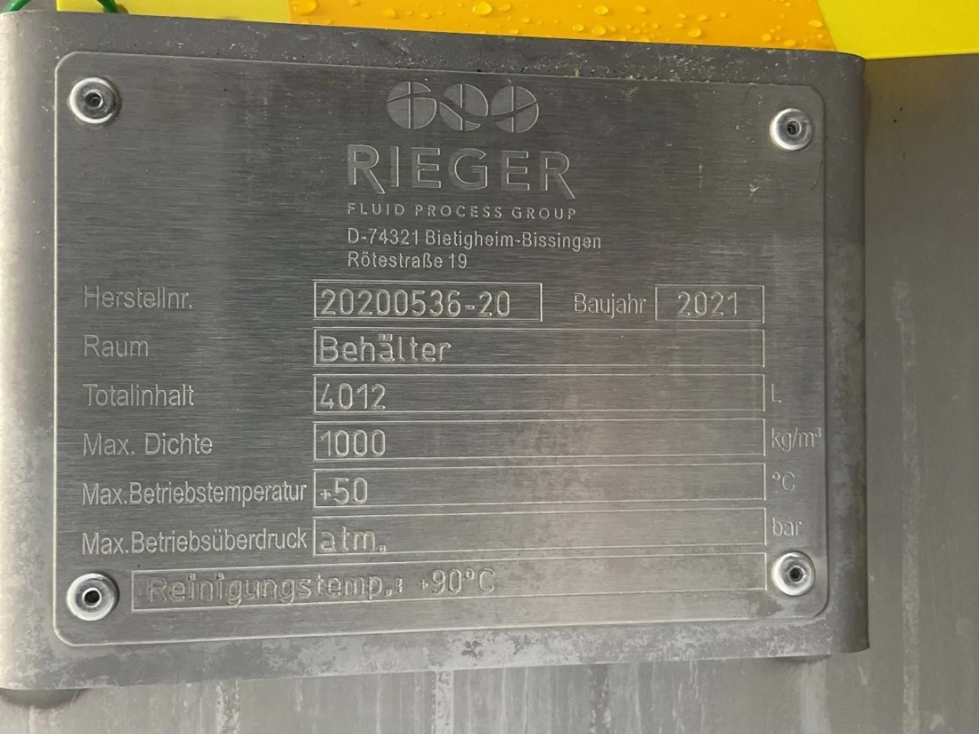 Rieger 4012 L - Stirring vessel - 2