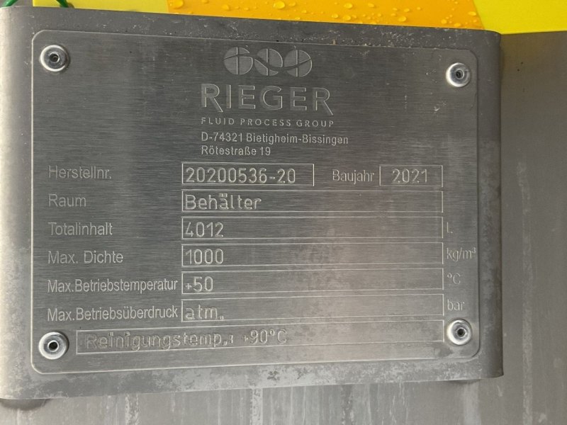 Rieger 4012 L - Stirring vessel