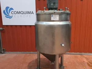 VERTICAL STAINLESS STEEL TANK 460 LITRES HEAT-INSULATED