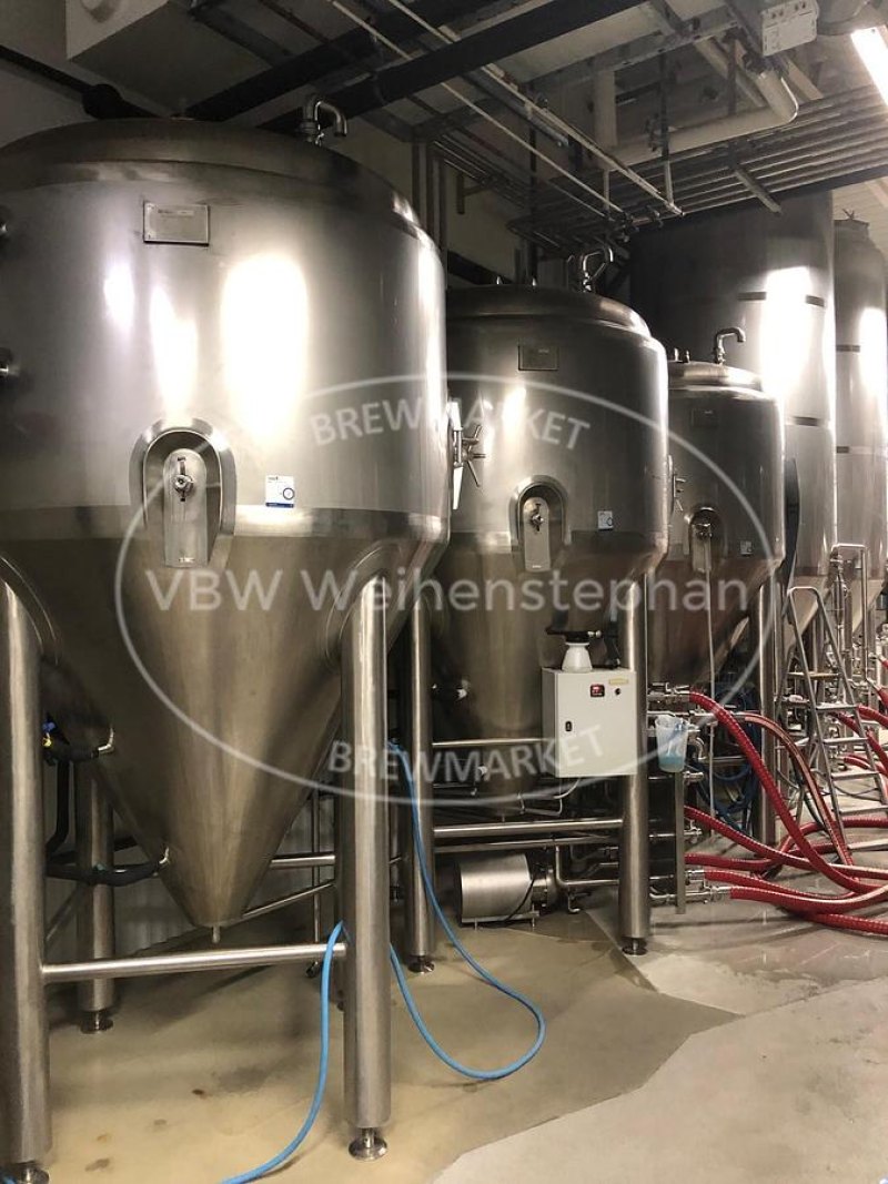 cylindroconical fermentation and storage tanks (CCT, 3 pcs.)