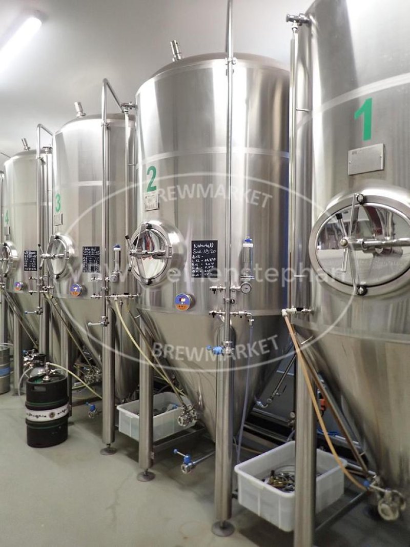 cylindroconical fermentation and storage tanks (CCT, 5 pcs.)