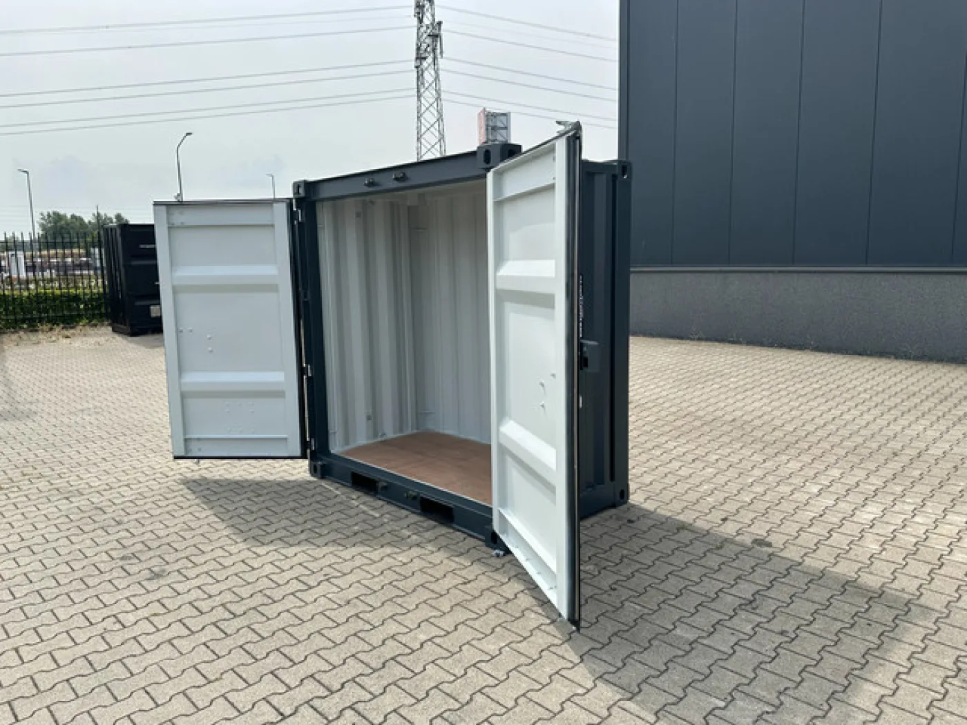 NEW 4FT DV container / RAL 7016 (anthracite grey) - 7