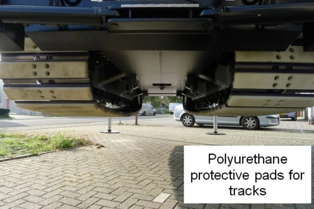 Polyurethane Protective Pads for Tracks