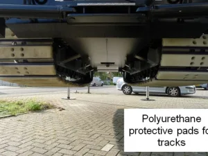 Polyurethane Protective Pads for Tracks