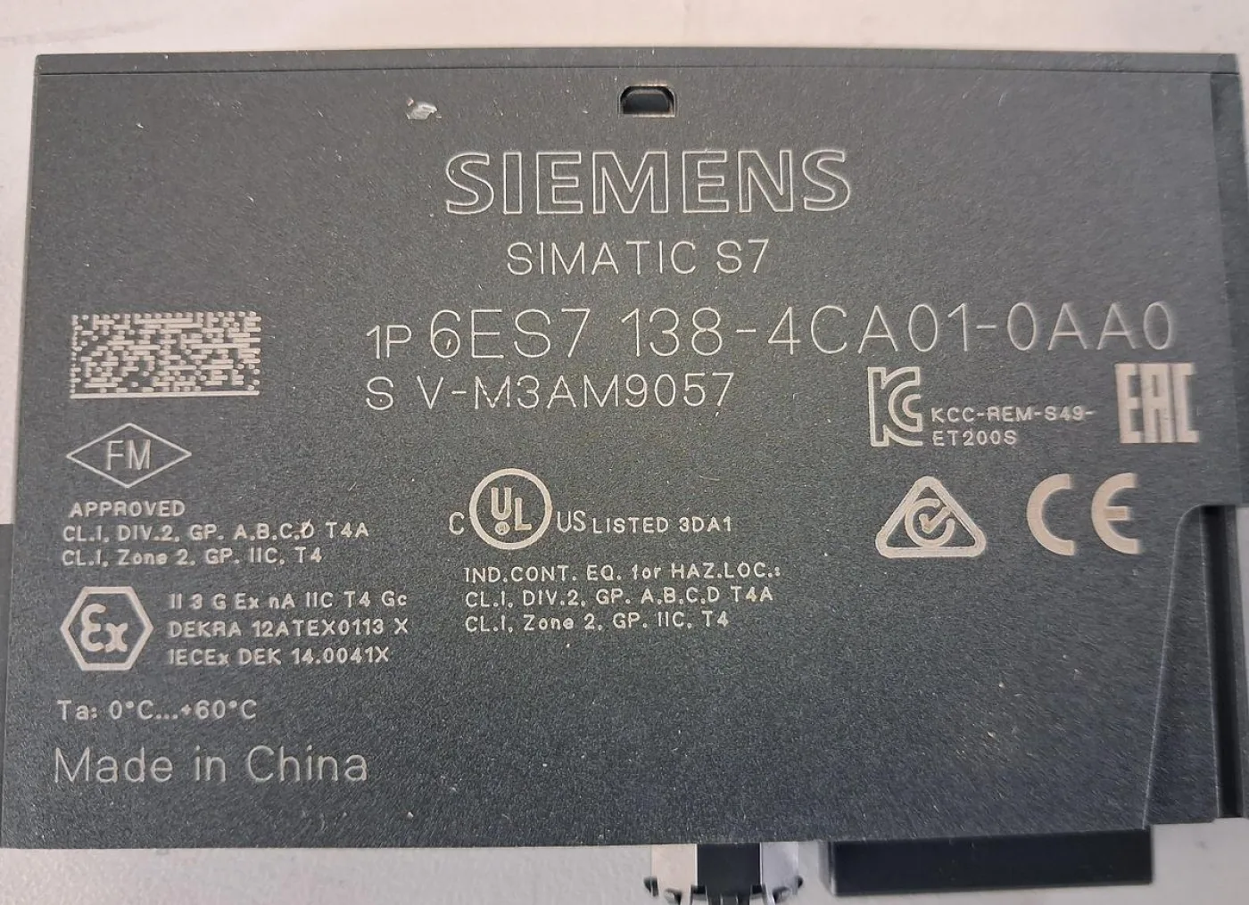 Siemens SIMATIC ET 200S elektronisches Lastmodul 6ES7 138-4CA01-0AA0 - 2
