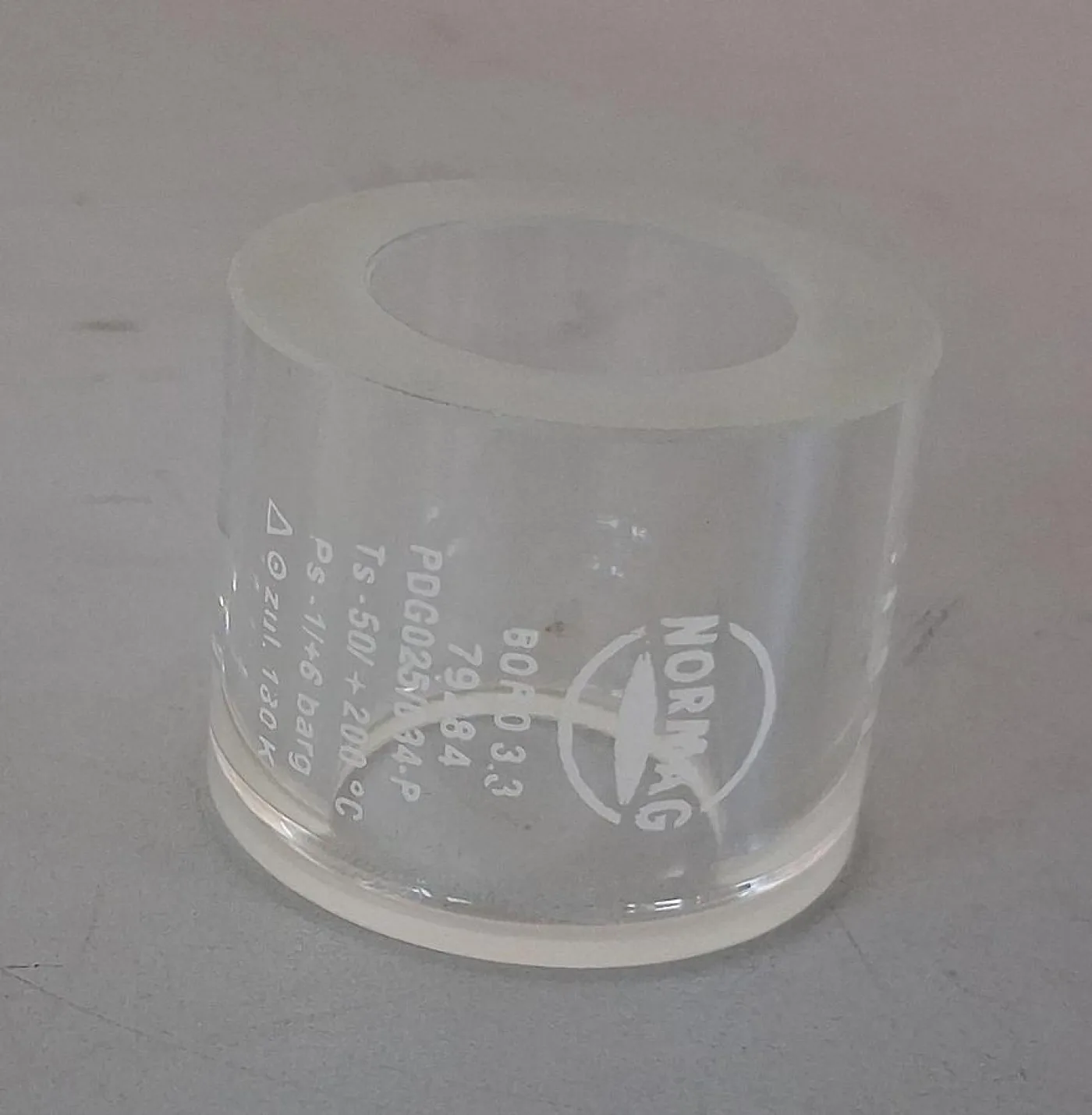 Normag Distanzstück aus Borosilikatglas 3.3 DN25 - 3