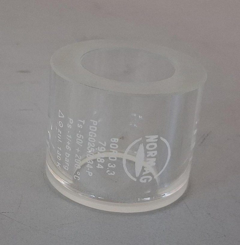Normag Distanzstück aus Borosilikatglas 3.3 DN25