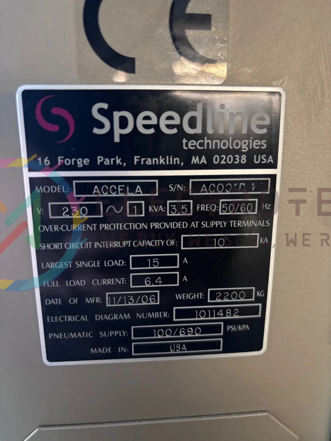 Speedline MPM Accela, vintage 2012, paste printer - 2