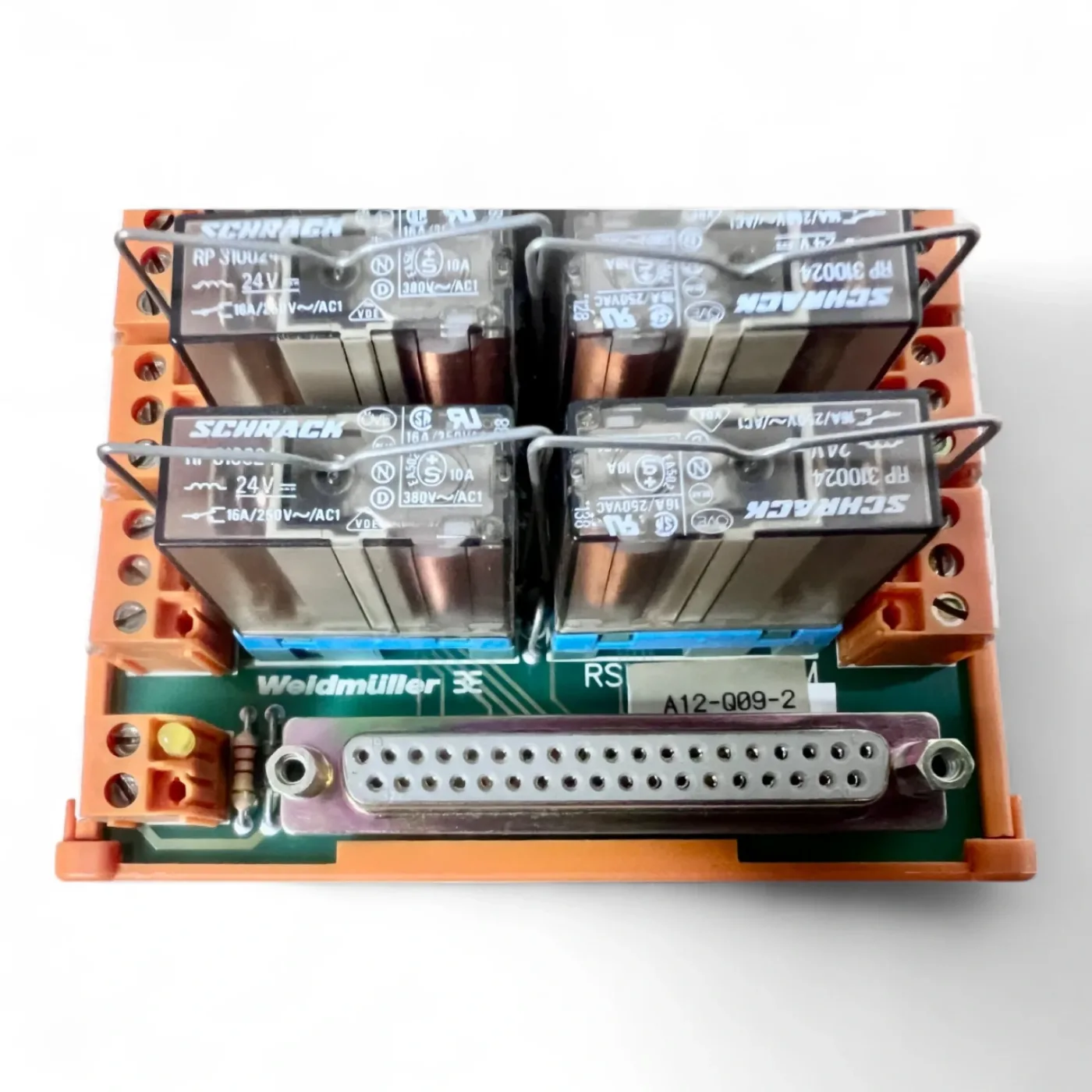 Weidmüller Relaiskarte RSM24-C NUM mit 24x SCHRACK RP310024 Relais – 24 V DC - 8