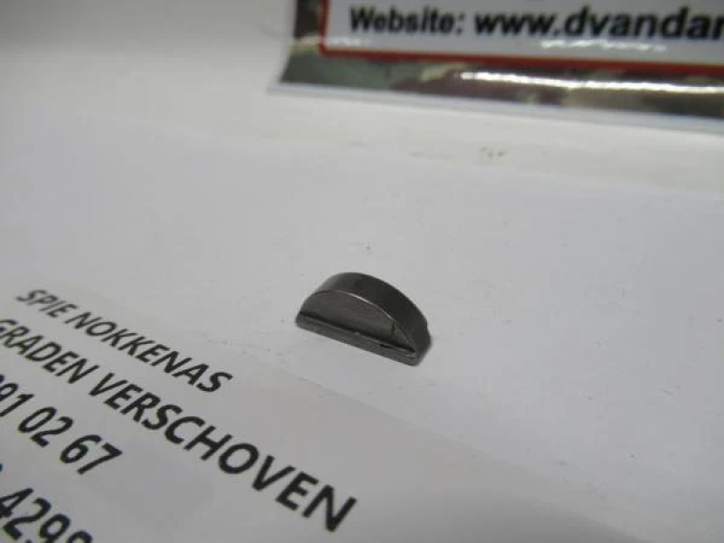Spie nokkkenas 3 graden verschoven