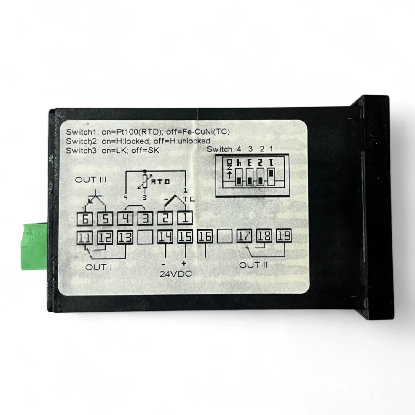 HOMAG Regler R 1040-HO2-5 neuer Temperaturregler 24 V DC 0–600 °C Fe+Pt100 PDI Artikelnummer 4-008-40-0139 - 4