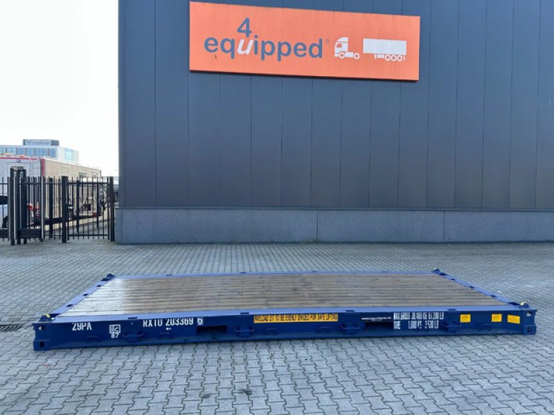 NEW 20FT FLATRACK HARDWOODEN FLOOR / 4x available