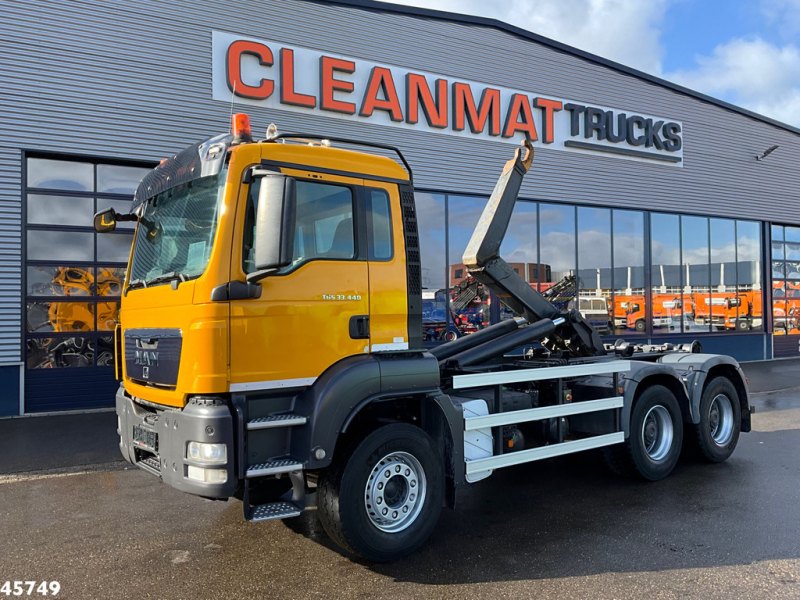 MAN TGS 33.440 6x4 ZF Intarder Manual Full steel 21 Ton haakarmsysteem