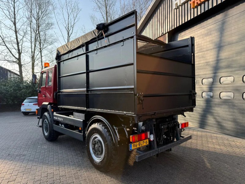 MAN 10,163 4x4 63,042KM!!! PTO/Hydraulic front+rear PTO Lift rear 3 Side tipper