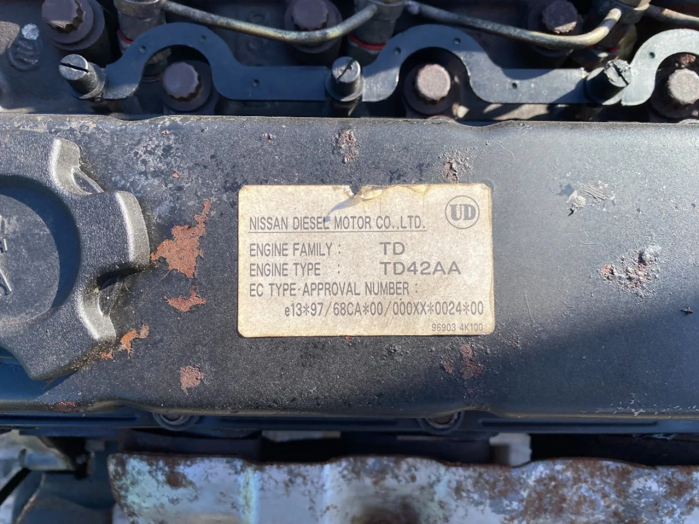 Nissan TD42AA WITH EXEDY TRANSMISSION - 7