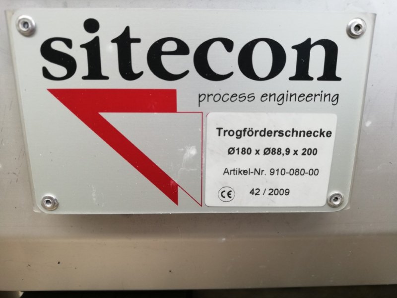 Sitecon Dia 180 IO 1150 Trogförderschnecke - Horizontal screw conveyor