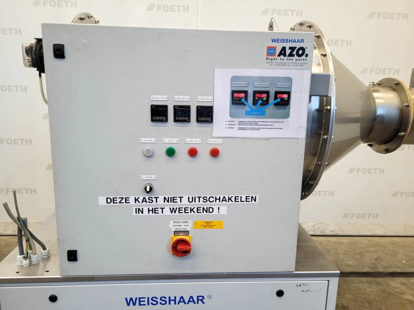 Weisshaar LKTA 90 "air cooler/dryer" - Temperature control unit - 3