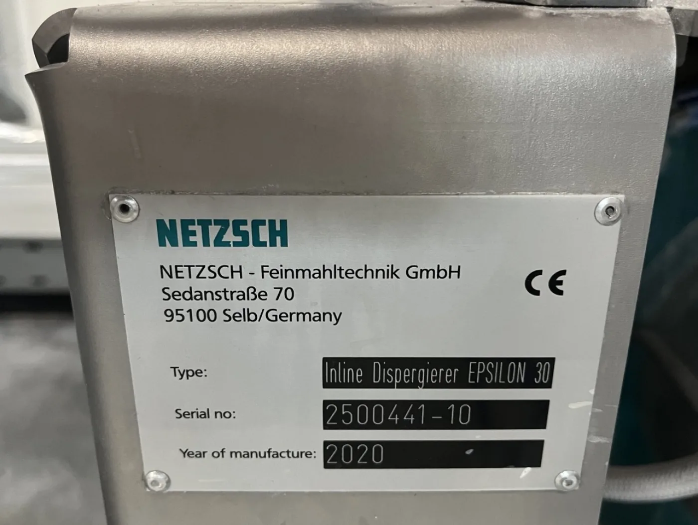 Netzsch Epsilon-30 Inline Disperger - Inline mixer - 2