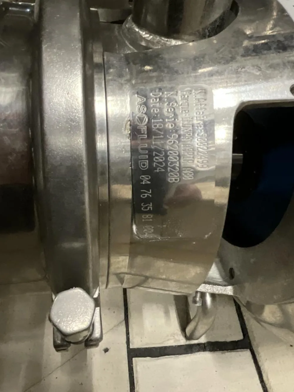 Inoxpa Inoxpa ASPIR A80 Stainless Steel Contact Parts Sanitary Side Channel Self Priming Pump